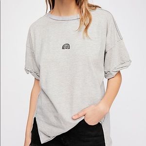 Free People Oversized Tee